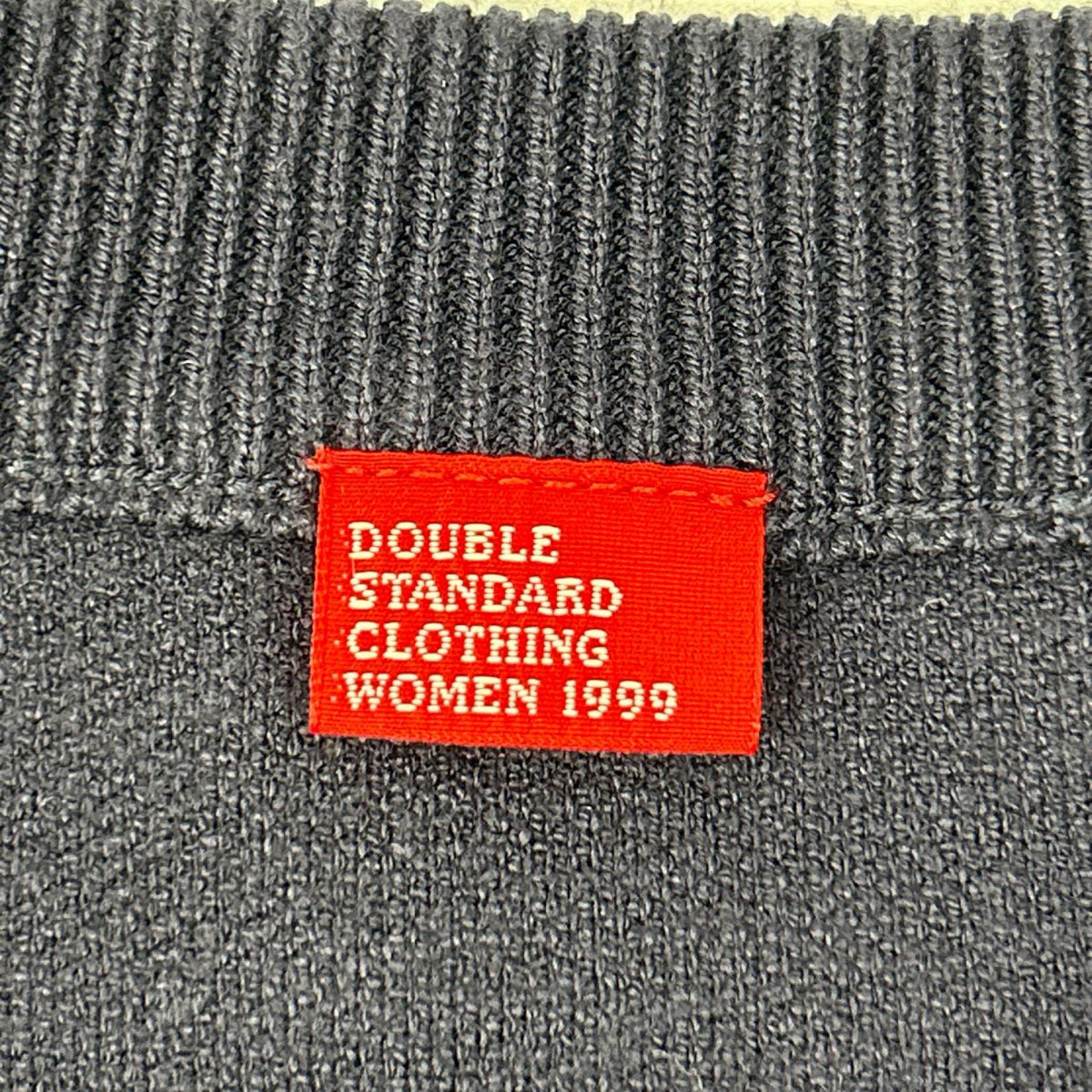 DOUBLE STANDARD CLOTHING ダブルスタンダードクロージング 25AW ネイビー Sun ジャガードニット プルオーバー トップス