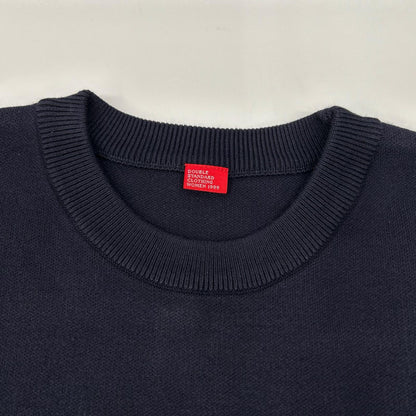 DOUBLE STANDARD CLOTHING ダブルスタンダードクロージング 25AW ネイビー Sun ジャガードニット プルオーバー トップス