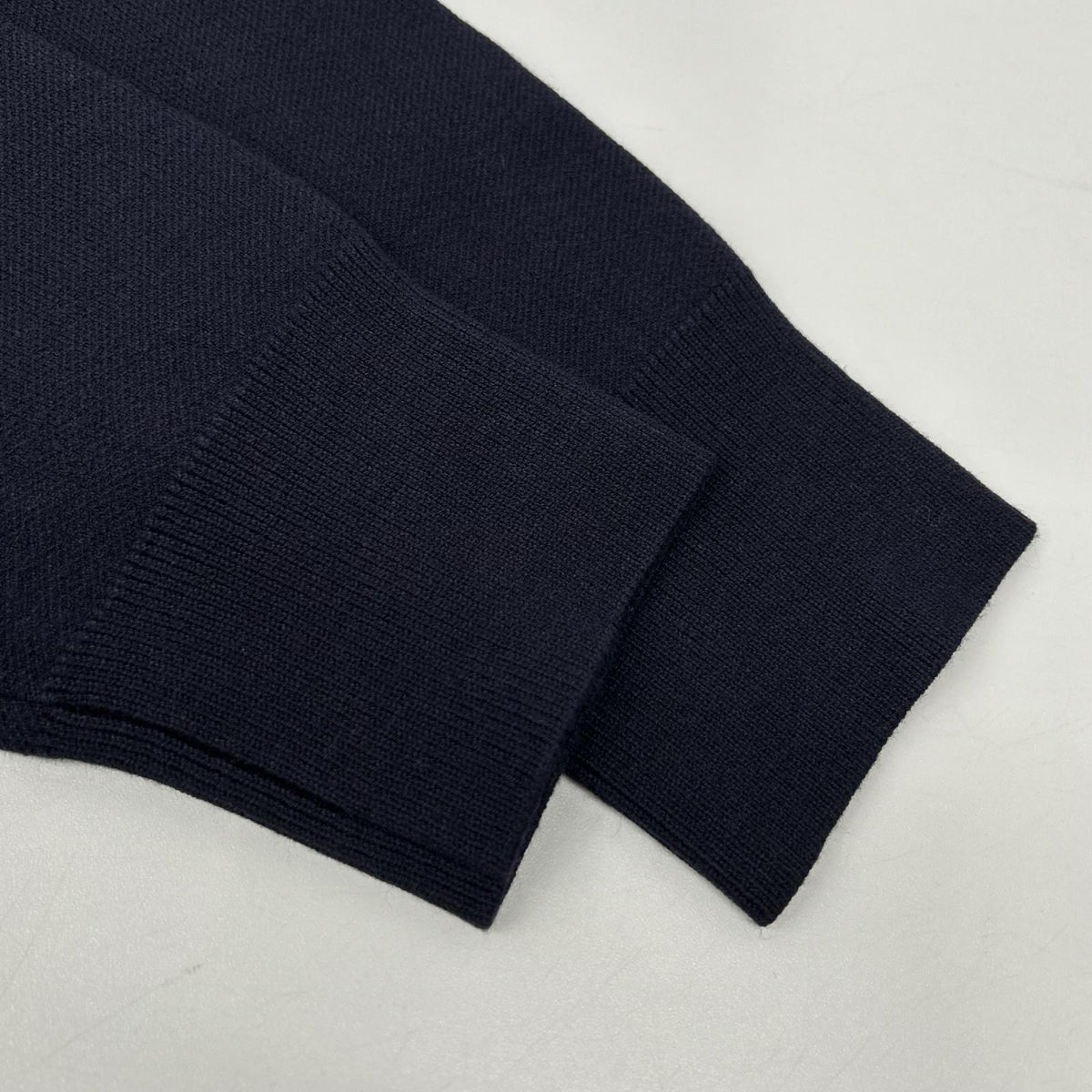 DOUBLE STANDARD CLOTHING ダブルスタンダードクロージング 25AW ネイビー Sun ジャガードニット プルオーバー トップス