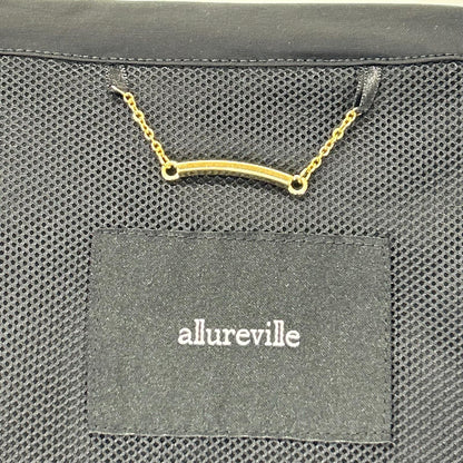 allureville アルアバイル 25年 ブラック ミドルフーディ ブルゾン ジャケット