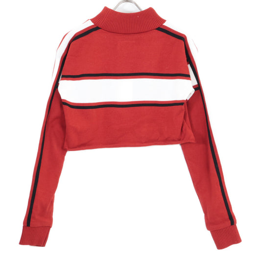 doublet ダブレット 25SS レッド 55KN185 CUTOFF CHEERLEADING PULLOVER トップス