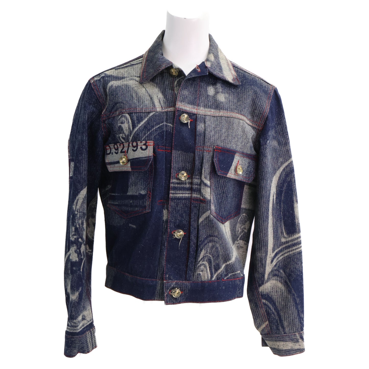 VivienneWestwood ヴィヴィアンウエストウッド オールウェイズオンカメラコレクション92/93 90s　ロールスロイス転写プリント デニムジャケット ジャケット