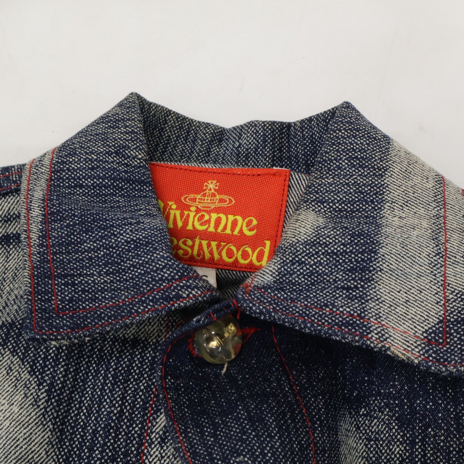 VivienneWestwood ヴィヴィアンウエストウッド オールウェイズオンカメラコレクション92/93 90s　ロールスロイス転写プリント デニムジャケット ジャケット