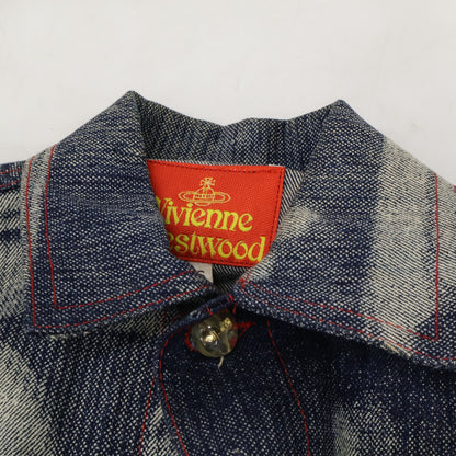 VivienneWestwood ヴィヴィアンウエストウッド オールウェイズオンカメラコレクション92/93 90s　ロールスロイス転写プリント デニムジャケット ジャケット