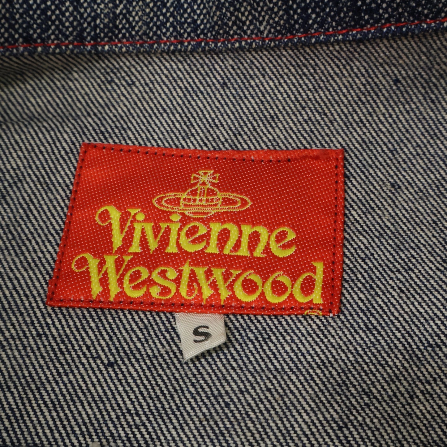 VivienneWestwood ヴィヴィアンウエストウッド オールウェイズオンカメラコレクション92/93 90s　ロールスロイス転写プリント デニムジャケット ジャケット